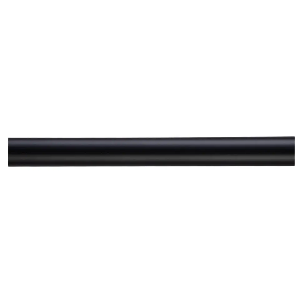 Kit de tringle à rideau extensible embout bouchon Odali 120/210 cm, Ø13/16 mm noir mat