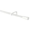 Kit de tringle à rideau extensible embout cône Anafi GoodHome 200/330 cm Ø19mm blanc