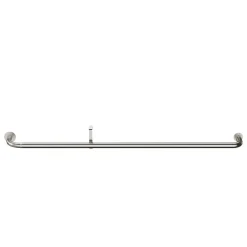 Kit de tringle à rideau extensible industriel Athens GoodHome 120/210 cm, Ø25/28 mm gris