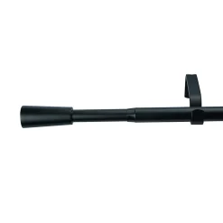 Kit de tringle à rideau extensible embout cône Araxos GoodHome 200/330 cm, Ø16/19 mm noir