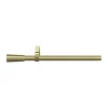 Kit de tringle à rideau extensible simple embout cône Elasa effet laiton doré 200/330cm Ø16/19mm GoodHome
