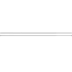 Kit de tringle à rideau extensible double embout boule Anafi métal blanc 120/210cm Ø16/19mm GoodHome