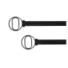 Kit de Tringle à Rideau, Extensible 120 à 210 cm, Noir mat, Contemporain, avec Support Mural et vis inclus