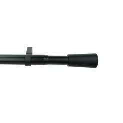 Kit de tringle à rideau extensible embout cône Araxos GoodHome 120/210 cm, Ø25/28mm noir
