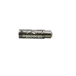 Kit de tringle à rideau extensible embout bouchon Athens GoodHome 120/210 cm, Ø16/19mm gris