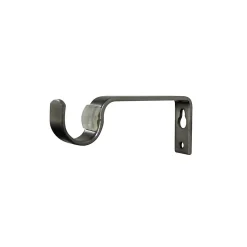 Kit de tringle à rideau extensible embout bouchon Athens GoodHome 120/210 cm, Ø16/19mm gris