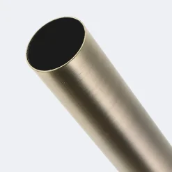 Kit de tringle à rideaux Bronze 200cm Diam.28mm Embout Pommeau - Fixation Mur - Boulet
