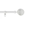 Kit de tringle à rideaux extensible Disque Martelé