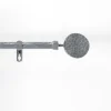 Kit de tringle à rideaux extensible Disque Martelé