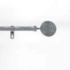 Kit de tringle à rideaux extensible Disque Martelé
