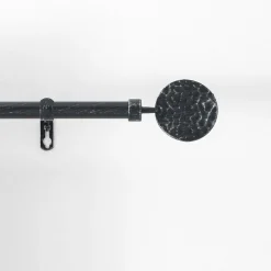 Kit de tringle à rideaux extensible Disque Martelé