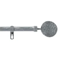 Kit de tringle à rideaux extensible Disque Martelé