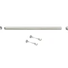 Kit de tringle argent mat 1.5 m x 28 mm (1m50 - Argent)