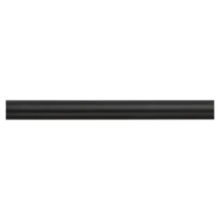 Kit de tringles à rideaux simple extensible GoodHome Araxos Ø 19mm L.120/210 cm acier mat noir