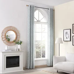 Kit de tringles à rideaux simple extensible GoodHome Araxos Ø 19mm L.120/210 cm acier mat noir