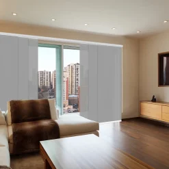 Kit Panneau Japonais (Panneau coulissant) Screen (degré d'ouverture 10%) Gris Perle 285x270cm , Viewtex