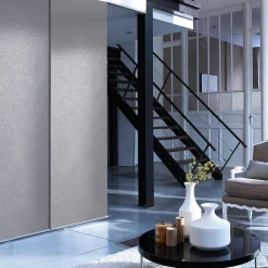 Kit rail et panneau japonais gris l.170 x H.250cm Madeco