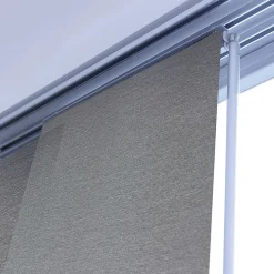Kit rail et panneau japonais gris l.170 x H.250cm Madeco