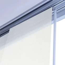 Kit rail et panneau japonais blanc l.170 x H.250cm Madeco