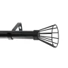 Kit tringle à rideaux extensible cône (120-210 cm - Noir)