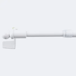 Kit tringle à rideaux Sans-Perçage Extensible 30-45cm Blanc - Boulet