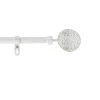 Kit tringle extensible 120 à 210 cm patine Bullette blanc/or