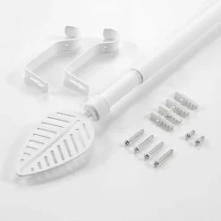 Kit tringle extensible 120 à 210 cm peint Stylea blanc