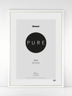 Komar Cadre en bois Elegant White 50 x 70 cm