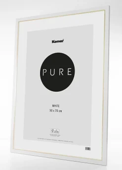 Komar Cadre en bois Elegant White 50 x 70 cm