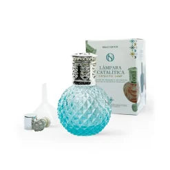 Lampe catalytique Blue Diamonds (100ml). Assainit l'environnement et élimine mauvaises odeurs et impuretés de air sans les masquer