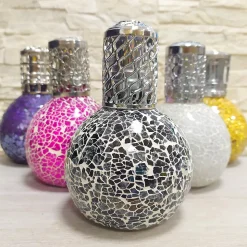 Lampe Catalytique Mosaïque Noir (200 ml). Élimine les mauvaises odeurs et les impuretés de l'air sans les masquer