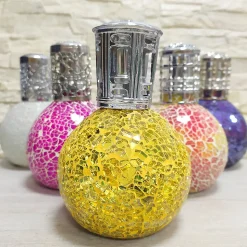 Lampe catalytique Mosaïque d'or (200ml). Élimine les mauvaises odeurs et les impuretés de l'air sans les masquer