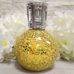 Lampe catalytique Mosaïque d'or (200ml). Élimine les mauvaises odeurs et les impuretés de l'air sans les masquer