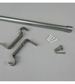 LANCASTER - Kit Tringle à Rideau Extensible diamètre 19mm - 110 à 210 cm