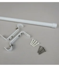 LANCASTER - Kit Tringle à Rideau Extensible diamètre 19mm - 110 à 210 cm