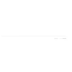 Lance rideaux Nisis 75cm blanc ⌀5mm x 75 cm