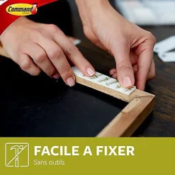 Languette accroche tableau pour cadres fins 3M Command, 24 pièces 5.4 kg
