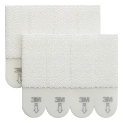Languette de fixation pour tableaux petit modèle Blanc vendue par 8 pièces