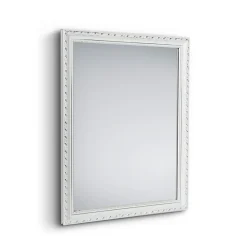 Lola - Miroir avec cadre - Blanc - 34x45cm