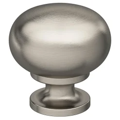 Lot 6 boutons de meuble arrondi Primel GoodHome gris Ø3.2 x h. 3 cm