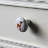 Lot 4 boutons de meuble enfant Biche Chrisligne Ø32 mm