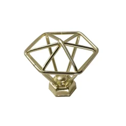 Lot 4 boutons de meuble filaire doré Ø4cm