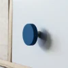 Lot 4 boutons de meuble rond bleu Ø40 mm Chrisligne