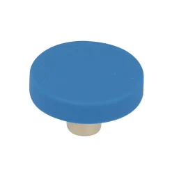 Lot 4 boutons de meuble rond bleu Ø40 mm Chrisligne
