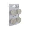 Lot 4 boutons de meuble Terrazzo Ø4cm
