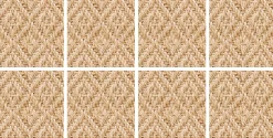 Lot 8 carreaux adhésifs décoratifs Vinyl Way Hossegor Dada Art effet Jonc de mer naturel losange L.20 x L.20 cm x ep.1,3 mm