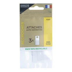 Lot de 3 attaches adhésives ceanothe pour 2 kg Fabriqué en France