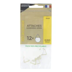 Lot de 12 attaches gommées 30 mm ceanothe pour 0,5 kg - Marque Française