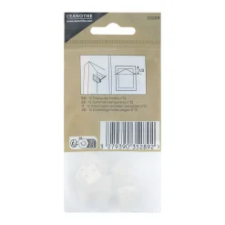 Lot de 12 attaches triangulaires 12 mm pour 3 kg - Marque Française