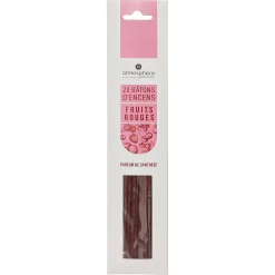 Lot de 20 bâtons d'encens - fruits rouges - Atmosphera